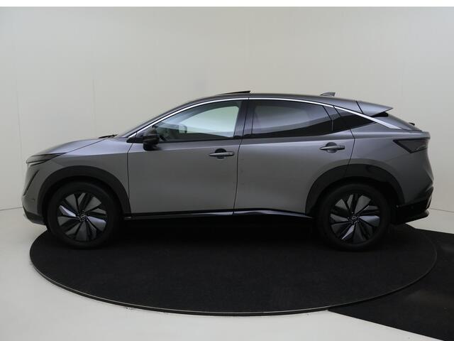 Nissan Ariya Evolve 91 kWh 242PK | Premium Cognac Leder Interieur | Schuif-/Kanteldak | BOSE Audio | Head-Up Display | 360 Camera | Apple CarPlay & Android Auto