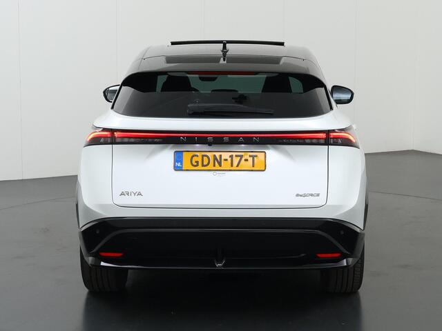 Nissan Ariya e-4ORCE Evolve 91 kWh | Panoramadak | Elekt. Stoelverstelling met geheugen | Stoelventilatie | Stoel/Stuurwielverwarming | Elekt. Achterklep