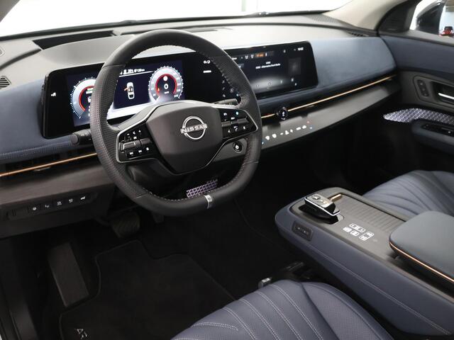 Nissan Ariya e-4ORCE Evolve 91 kWh | Panoramadak | Elekt. Stoelverstelling met geheugen | Stoelventilatie | Stoel/Stuurwielverwarming | Elekt. Achterklep