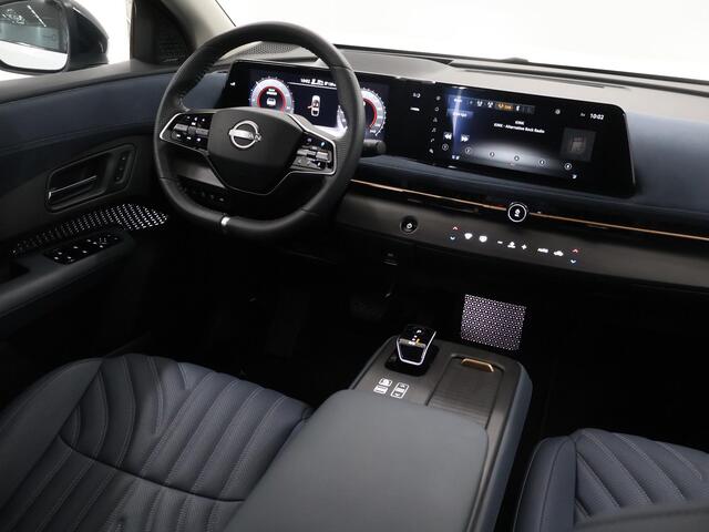 Nissan Ariya e-4ORCE Evolve 91 kWh | Panoramadak | Elekt. Stoelverstelling met geheugen | Stoelventilatie | Stoel/Stuurwielverwarming | Elekt. Achterklep