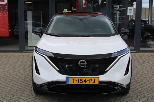 Nissan Ariya e-4ORCE Evolve 87 kWh | 4WD | TWO TONE | NAPPALEDER | 20 INCH | 1.500KG TREKGEWICHT |