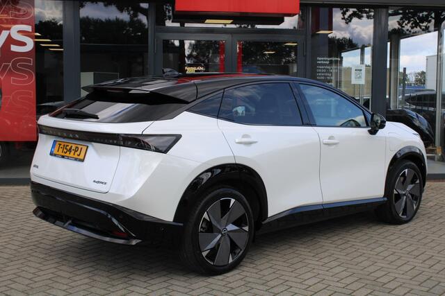 Nissan Ariya e-4ORCE Evolve 87 kWh | 4WD | TWO TONE | NAPPALEDER | 20 INCH | 1.500KG TREKGEWICHT |