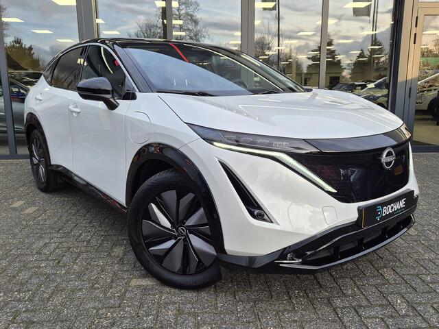 Nissan Ariya Advance 66 kWh | Batt SOH 98,7% | 22KW laadcapaciteit | Apple & Android | All weather banden|