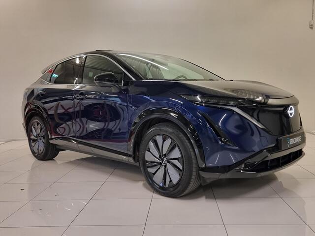 Nissan Ariya Evolve 66 kWh | SOH 98% | 22kW Lader | Panoramadak | BOSE Audio | Elektrische Achterklep |