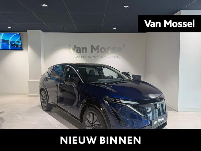 Nissan Ariya Evolve 87 kWh | Rijklaarprijs! | Schuif-/Kanteldak | BOSE Audio | Head-Up Display | 360 Camera | Stoel- en Stuurverwarming | Nieuw uit voorraad leverbaar!
