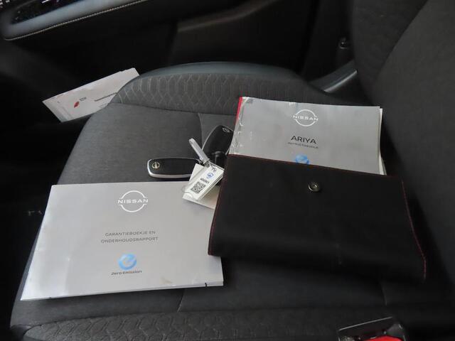 Nissan Ariya ADVANCE 66 kWh (99% SOH) I AUTOMAAT I P-CAMERA I WARMTEPOMP I CLIMATE CONTROL I APPLE CARPLAY