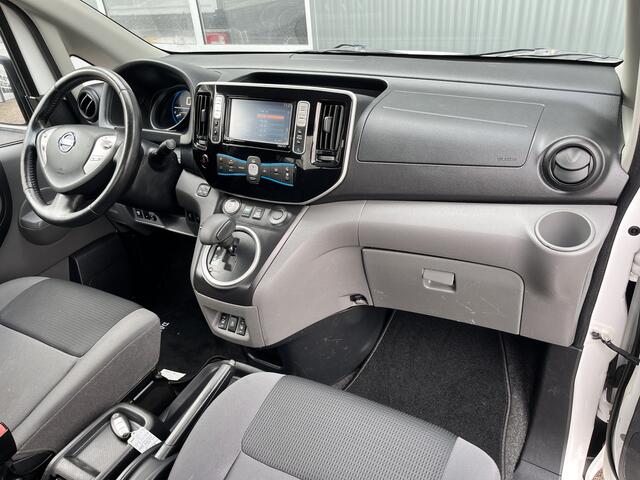 Nissan E-NV200 24KWh Marge BTW VRIJ!! Elektrische Kipper Openlaadbak met Airco Cruise controle Telefoonverbinding 2-Persoons Kieper Pick-up P-up 2x Oplaadkabels aanwezig Ex gemeente