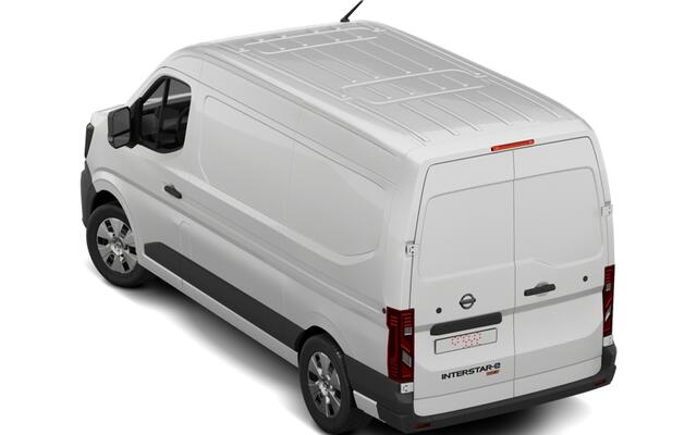 Nissan INTERSTAR Interstar-e Limited + Trekhaak + Achterdeuren 270° + Passagiersstoel 87 kWh | 270° te openen achterdeuren + Passagiersstoel | 7" TFT kleuren instrumentenpaneel | Achteruitrijcamera