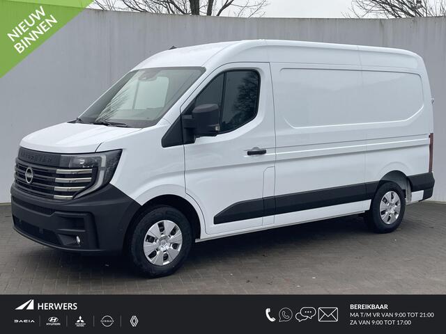 Nissan INTERSTAR -e L2H2 Limited 87 kWh Nieuw te bestellen / ¤ 11.140 KORTING! / Trekgewicht 2000KG / Vaste trekhaak / Schuifdeur links en rechts / Apple Carplay/Android Auto / Achteruitrijcamera / Voorstoelen Verwarmd / Prijs Excl. BTW