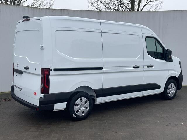 Nissan INTERSTAR -e L2H2 Limited 87 kWh Nieuw te bestellen / ¤ 11.140 KORTING! / Trekgewicht 2000KG / Vaste trekhaak / Schuifdeur links en rechts / Apple Carplay/Android Auto / Achteruitrijcamera / Voorstoelen Verwarmd / Prijs Excl. BTW