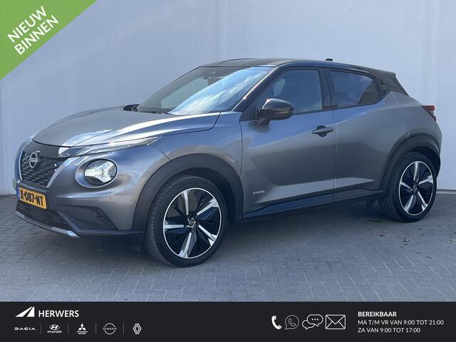 Nissan JUKE 1.6 Hybrid N-Design Automaat / Cold Pack / Achteruitrijcamera / Stuur- en Stoelverwarming / Keyless Entry & Start / Apple Carplay & Android Auto / Cruise- en Climate Control / Voorruitverwarming / Navigatie full map