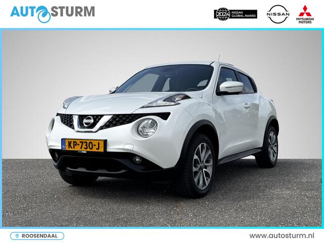 Nissan JUKE 1.6 Tekna Automaat | Panoramadak | Navigatie | 360° Camera | Leder | Stoelverwarming | Keyless Entry | Rijklaarprijs!