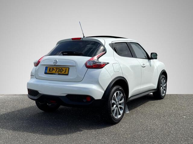 Nissan JUKE 1.6 Tekna Automaat | Panoramadak | Navigatie | 360° Camera | Leder | Stoelverwarming | Keyless Entry | Rijklaarprijs!
