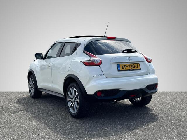 Nissan JUKE 1.6 Tekna Automaat | Panoramadak | Navigatie | 360° Camera | Leder | Stoelverwarming | Keyless Entry | Rijklaarprijs!
