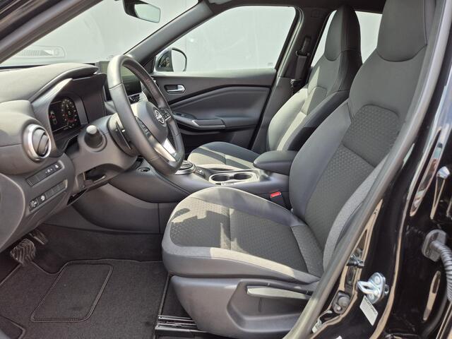 Nissan JUKE 1.0 DIG-T DCT Automaat N-Connecta / Cold pack / Allseason banden / Apple Carplay Android Auto / Cruise control / Achteruitrijcamera / Stuur-, Stoel en voorruitverwarming / Navigatie / Keyless Entry/Start / Climate control /