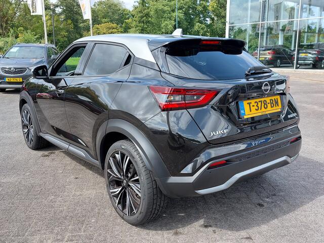 Nissan JUKE 1.0 DIG-T 114pk Automaat N-Design | 1ste Eigenaar | Navi | Apple Carplay+Android Auto | Clima | Cruise | Keyless Entry | Led Koplampen | Pdc V+A+Camera | Privacy Glass | 19''lm