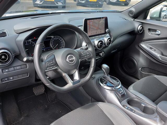 Nissan JUKE 1.0 DIG-T 114pk Automaat N-Design | 1ste Eigenaar | Navi | Apple Carplay+Android Auto | Clima | Cruise | Keyless Entry | Led Koplampen | Pdc V+A+Camera | Privacy Glass | 19''lm
