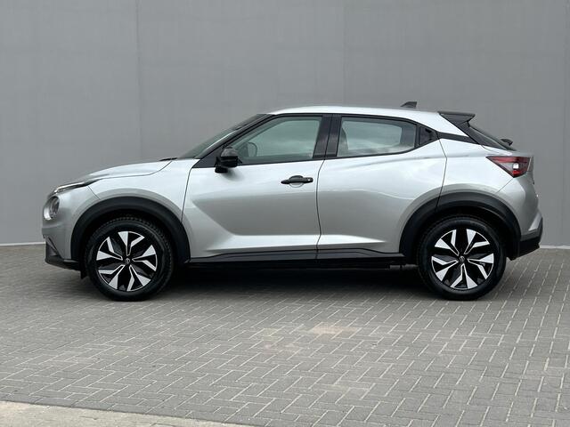 Nissan JUKE 1.0 DIG-T Acenta Handgeschakeld / Allseason banden / Apple carplay Android auto / Stoelverwarming / Achteruitrijcamera / Nissan Connect Navigatie / Cruise control / Climate control / Lichtmetalen wielen 17" /