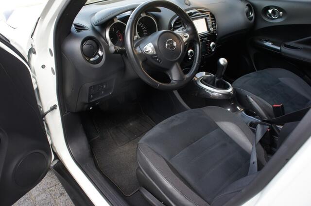 Nissan JUKE 1.2 DIG-T S/S PREMED 1eEIG NIEUWSTAAT PARELMOER WIT