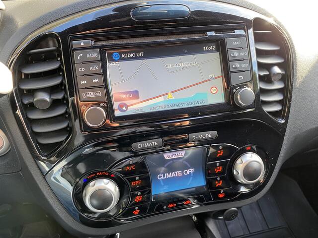 Nissan JUKE 1.2 DIG-T S/S N-Connecta Navigatie Fulllmap/A. uitrijcamera/Autom. Airco/Cruisecontr./Keyless entry+startstop/Hoogte verst.stoel/Ledverl.//Privacyglas/Led dagrijverl./Elektr. verw.+verst.b. buitenspiegels
