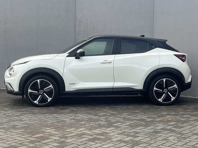 Nissan JUKE 1.6 Hybrid N-Design / Achteruitrijcamera / Cruise- en Climate Control / Apple Carplay & Android Auto / Keyless Entry & Start / Navigatie full map / Parkeersensoren voor en achter / DAB Radio