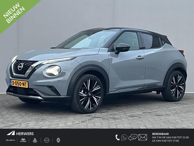 Nissan JUKE 1.0 DIG-T N-Design / 360° Camera / Adaptieve Cruise Control / Keyless Entry & Start / Apple Carplay & Android Auto / Navigatie full map / Climate Control / Alcantara Bekleding / Sportstoelen /