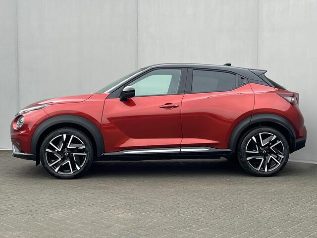 Nissan JUKE 1.6 Hybrid N-Design / ¤3.500,- EINDEJAARSVOORDEEL / NIEUW uit voorraad leverbaar! / Stuur- en Stoelverwarming / Voorruitverwarming / 360° Camera / Adaptieve Cruise Control / Apple Carplay & Android Auto / Keyless Entry & Start / Navigatie full map