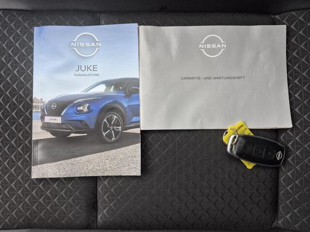 Nissan JUKE 1.0 DIG-T N-Connecta DCT Automaat / Fabrieksgarantie tot 03-2028 / All season banden / Cold Pack / Achteruitrijcamera / Trekgewicht 1250 kg / Cruise control / Draadloze telefoon lader / Apple Carplay Androud Auto /
