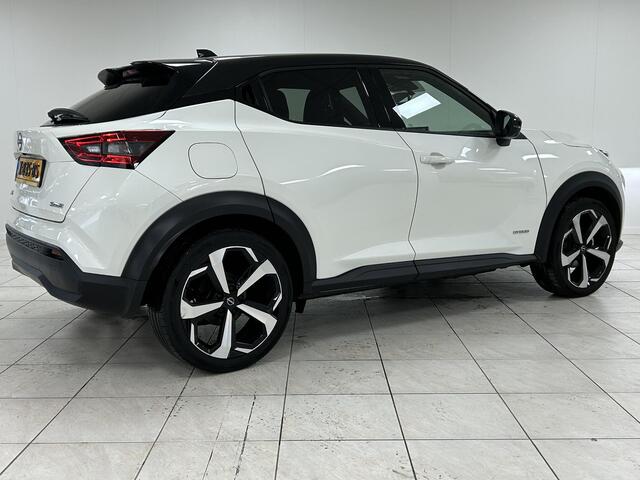 Nissan JUKE 1.6 Hybrid Tekna NAVIGATIE | CAMERA | STOEL- EN VOORRUITVERWARMING | LEDEREN BEKLEDING