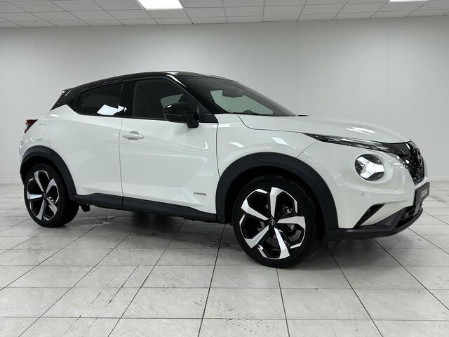 Nissan JUKE 1.6 Hybrid Tekna NAVIGATIE | CAMERA | STOEL- EN VOORRUITVERWARMING | LEDEREN BEKLEDING