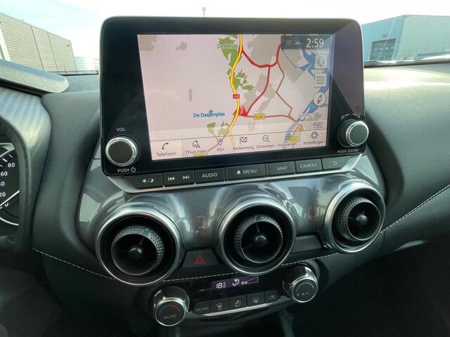 Nissan JUKE 1.0 DIG-T N-Design Navigatie, Climate Control, Cruise Control, 19"Lm, Achteruitrijcamera, Keyless Entry