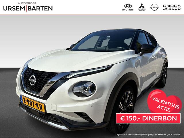 Nissan JUKE 1.0 DIG-T N-Design | Half leder stof interieur | 360 graden camera | Navigatie |