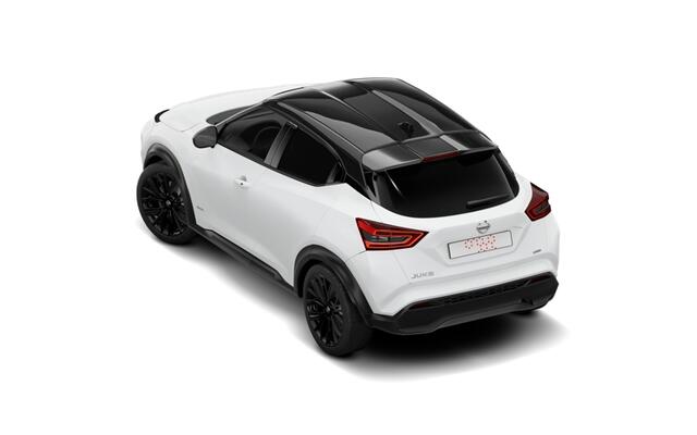 Nissan JUKE N-Design Enigma Black + Cold Pack Hybrid 143 | 17" Lichtmetalen velgen | 19" lichtmetalen velgen "Akari" | 7" TFT kleurendisplay