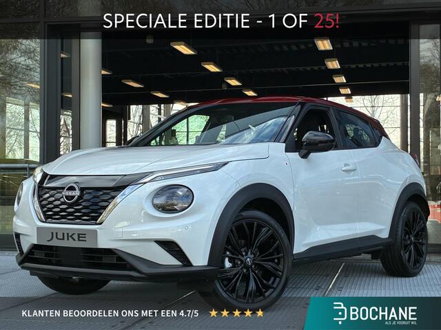 Nissan JUKE 1.6 Hybrid Red-Line Edition Automaat 143PK | Tech Pack | Cold Pack | Leder/Alcantara | 1/25 SPECIALE EDITIE!