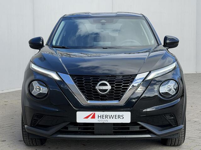 Nissan JUKE 1.0 DIG-T Acenta / Fabrieksgarantie tot 03-2029 / Camera / Navigatie Apple Carplay & AndroidAuto / Stoelverwarming / Cruise Control / DAB / LED / All Season Banden /