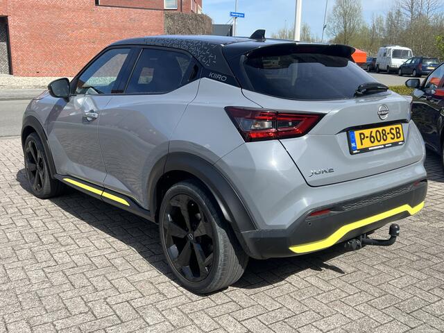 Nissan JUKE 1.0 DIG-T Kiiro Navigatie Trekhaak Camera Carplay Led Koplampen19 Inch Parkeersensoren Sportstoelen Getint Glas NL Auto