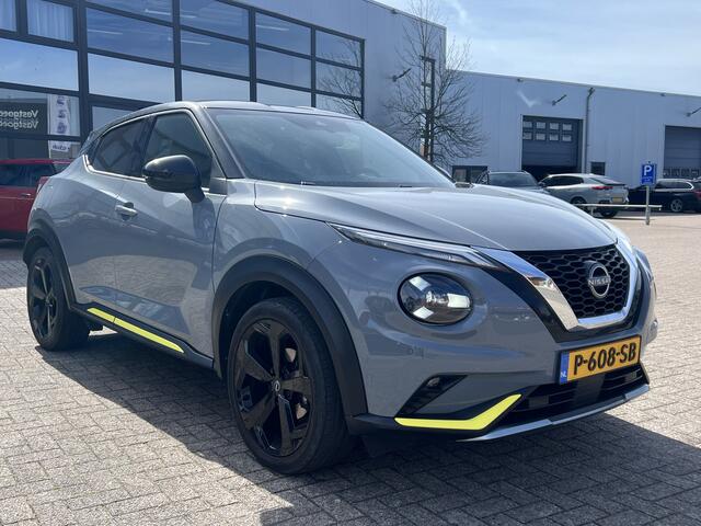 Nissan JUKE 1.0 DIG-T Kiiro Navigatie Trekhaak Camera Carplay Led Koplampen19 Inch Parkeersensoren Sportstoelen Getint Glas NL Auto