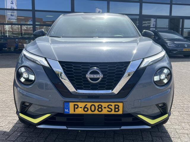 Nissan JUKE 1.0 DIG-T Kiiro Navigatie Trekhaak Camera Carplay Led Koplampen19 Inch Parkeersensoren Sportstoelen Getint Glas NL Auto