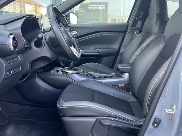 Nissan JUKE 1.0 DIG-T Kiiro Navigatie Trekhaak Camera Carplay Led Koplampen19 Inch Parkeersensoren Sportstoelen Getint Glas NL Auto
