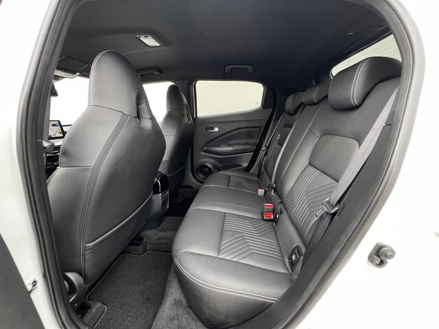 Nissan JUKE 1.0 DIG-T Tekna Automaat / Cold Pack / Leder / Navigatie / Camera 360° / Stuur- en stoelverwarming / Voorruitverwarming / Apple Carplay Android / 19" LM + All Season banden /