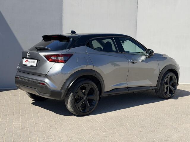 Nissan JUKE 1.0 DIG-T Tekna Automaat / Fabrieksgarantie tot 6-2028 / Navigatie / Adaptieve Cruise / 360 Camera / Stoel & Stuurwiel Verwarming / Keyless / All Season Banden /