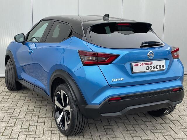 Nissan JUKE 1.0 DIG-T Tekna Automaat Navigatie, Half Leder, Climate Control, 360 Camera, 19"Lm, Adaptive Cruise Control, Stoel/Stuurverwarming