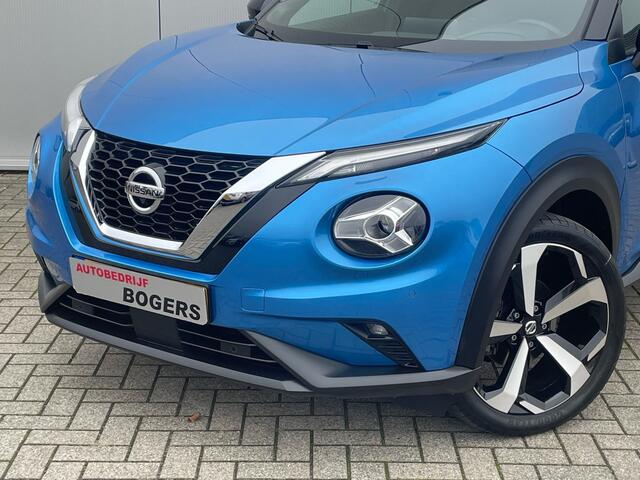 Nissan JUKE 1.0 DIG-T Tekna Automaat Navigatie, Half Leder, Climate Control, 360 Camera, 19"Lm, Adaptive Cruise Control, Stoel/Stuurverwarming