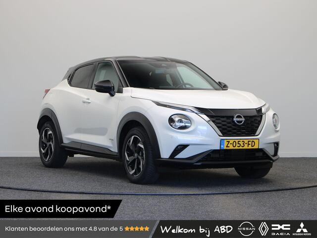 Nissan JUKE 1.6 Hybrid N-Connecta | Adaptieve Cruis Control | Stoel, Stuur en voorruitverwarming | Navigatie | Keyless Entry | Rondom Camera's |