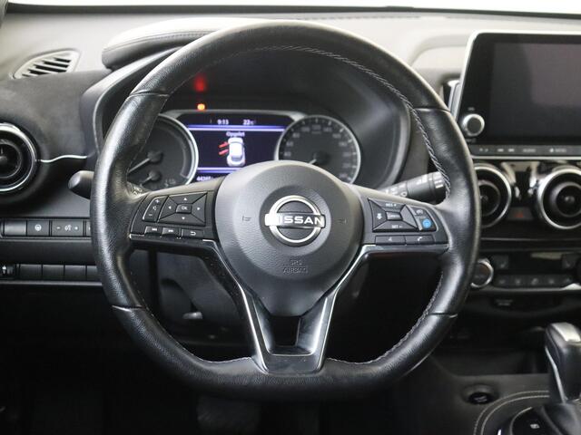 Nissan JUKE 1.6 Hybrid N-Design | airco automatisch | Apple Carplay/Android Auto | Autonomous Emergency Braking | cruise control | lederen interieurdelen | LED koplampen | lichtmetalen velgen 19" | navigatiesysteem full map |