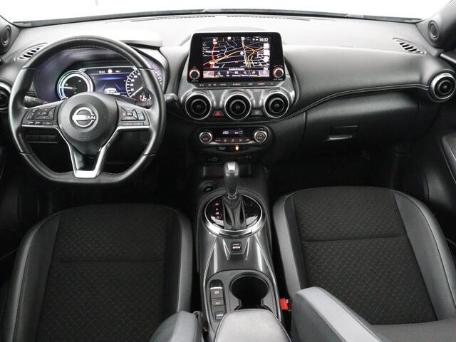 Nissan JUKE 1.6 Hybrid Tekna | 360 Camera | Adaptive cruise | Carplay | Navigatie | Half leder | Full LED | Keyless | Climate control | Parkeerhulp | DAB | Bluetooth