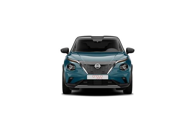 Nissan JUKE Pulse Hybrid 143 | "Interior Pack Plus" - donkerblauw kunstleer + gemêleerde inzetstukken | Blind Spot (Warning & Intervention) | Draadloze Apple Carplay® & Android Auto®