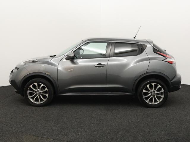 Nissan JUKE 1.2 DIG-T S/S N-Connecta Achteruitrijcamera, Bluetooth, Cruise control, Keyless entry, Lederen bekleding, Buitenspiegels elektrisch verstel- en verwarmbaar