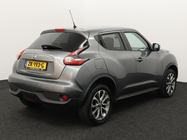 Nissan JUKE 1.2 DIG-T S/S N-Connecta Achteruitrijcamera, Bluetooth, Cruise control, Keyless entry, Lederen bekleding, Buitenspiegels elektrisch verstel- en verwarmbaar