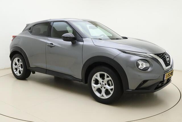 Nissan JUKE 1.0 DIG-T Tekna | Adaptieve cruise control | Parkeersensoren | Achteruitrijcamera | Navigatie | Airco | Stuurversnellingen | Stuurbediening | Apple carplay/Android auto | Dodehoekdetectie | Dodehoekdetectie